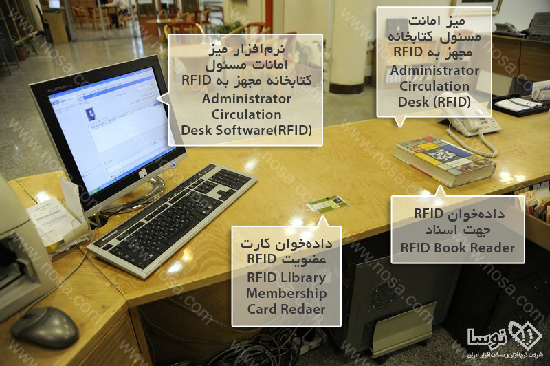 IRAN RFID پیاده سازی در کتابخانه های ایران